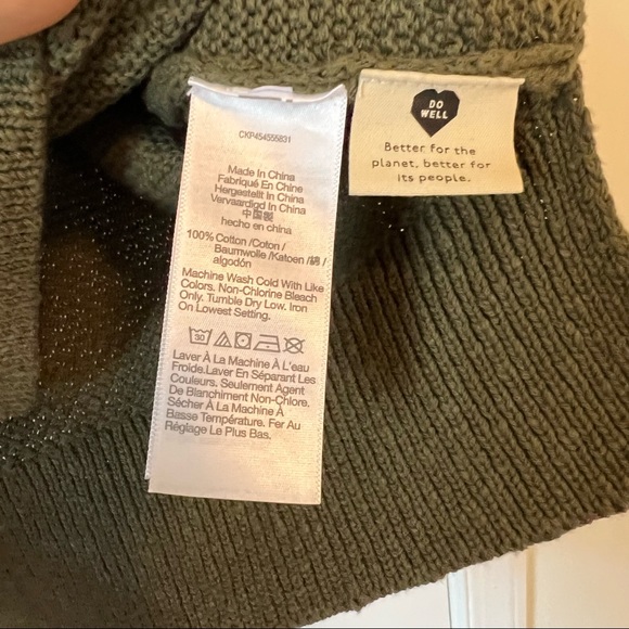 Madewell green sweater tank - Picture 10 of 10